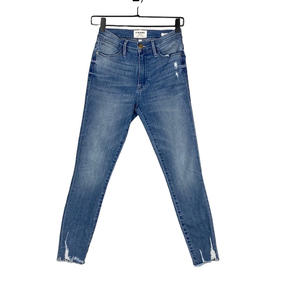 Frame denim le high skinny jeans